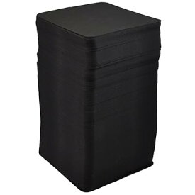 黒 コースター 角 200枚入 9×0.1cm 黒 92010025 ブラック