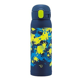 象印 水筒 ステンレスマグ 子ども向け 480ml ワンタッチタイプ シームレスせん お手入れ点数