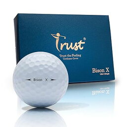 Trust(トラスト)New Bison X ゴルフボール ウレタンカバー 3ピース リアクティブコア