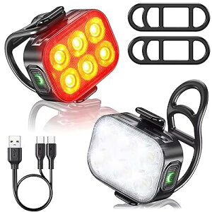 ���]�ԃ��C�g USB�[�d���̑O��Z�b�g ����h�~ �h��IP65 LED���]�ԗp���C�g ��Ԃ̊O�o���]��