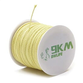 ケブラーコード 100%ケブラー繊維 ブレード 耐荷重45kg~910kg 編み構造 高強度 軽量 低伸度 UVカ