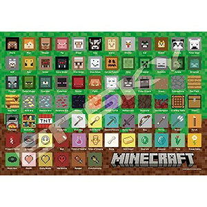 MINECRAFT �}�C���N���t�g Pixel Icons 51×73.5cm �W�O�\�[�p�Y�� 1000�s�[�X JIGSAW PUZZLE 1000T-195 6�ˈȏ�