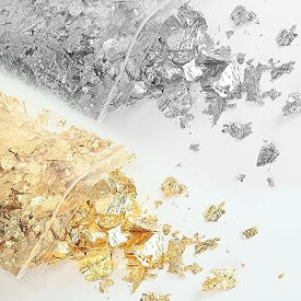 金箔 ヘア用 金箔シート フレーク 5g/10g/100枚 模造金箔 髪飾り 成人式 結婚式 卒業式 ジェルネ