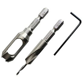 58S-S3090 皿取錐&埋木錐セット 3×9×9
