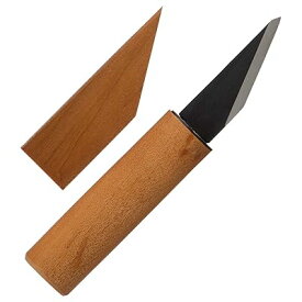 角利(KAKURI) 桜サヤ 切出 全長160mm 刃渡40mm さや付 保管 便利 DIY 日曜大工 木工 細工 作業 木材