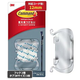 コマンド フック コード用 クリア Mサイズ 2個 CMG-M-CL