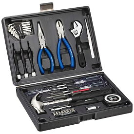 角利(KAKURI) ツールセット ブック型工具セット 31点 収納ケース付 295x220x58mm DIY オフィス 家庭