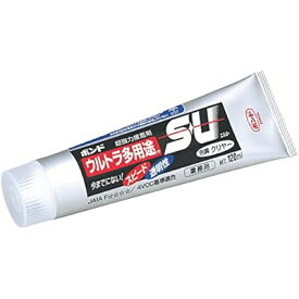 ボンド ウルトラ多用途S・U クリヤー 120ml #04593 超強力接着剤 業務用 弾性接着 多用途 透明 強