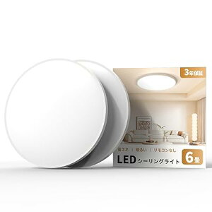 LED�V�[�����O���C�g 6�� 2�Z�b�g�y�����R���Ȃ��z 2800lm �����F 5000k ���^ �V��Ɩ���� ��