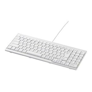 BUFFALO USB�ڑ� �L���X�����L�[�{�[�h �z���C�g BSKBU14WH