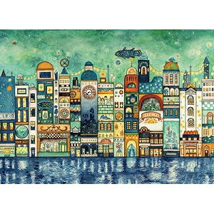 �G�|�b�N�� 500�s�[�X �W�O�\�[�p�Y�� �C���X�g/�A�[�g �����T�q ���~���̊X (38×53cm) 06-103
