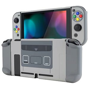 PlayVital Nintendo Switch�Ή��p�ی�w�ʃJ�o�[�A�����\��Joycon�n���h�w���h�R���g���[���[�v��