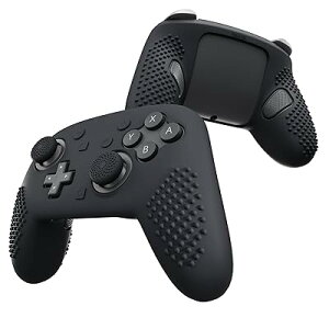 Switch2 Pro�Ή� �V���R�����O���b�v�J�o�[ 3D���̉��H ����~�ߎd�l �w�ʃ{�^��&�T���X�e�B�b