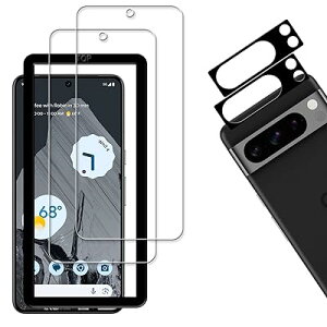 �y2+2���Z�b�g�z�K�C�h�g�t�� ���{�f�ސ� �����K���X Google Pixel 8 Pro �p �K���X�t�B���� �J�o�[ �ی�t�B����