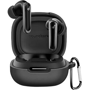 Anker Soundcore P40i �p �P�[�X �J�o�[ �V���R�[���P�[�X Anker Soundcore P40i �ی�J�o�[ �����[�d�\ �S�ʕی� �����h�~ �L�Y�h�~ �ϏՌ� �h�o �h�� �y�� ���[ �J���r�i�t�� (�u���b�N)