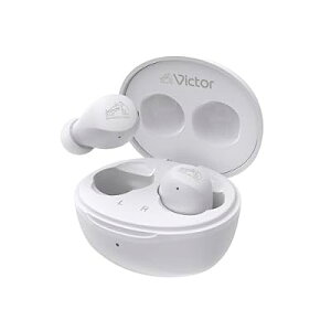Victor HA-A6T-W ���C�����X�C���z�� Bluetooth Ver.5.4 ���v23���ԍĐ� �}�C�N�t�� ���^ �y�� �h�� �z���C�g HA-A6T