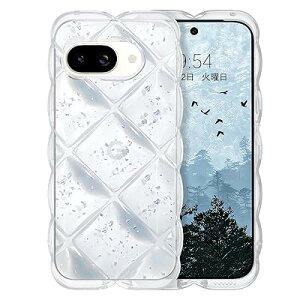 Google Pixe 9A �P�[�X �N���A �E�F�[�u �H�`�o�b�N �s�N�Z�� 9a �Ȃ݂Ȃ� �P�[�X ����TPU �L���L�� �ʉ� �A���~���V���o�[ ���� �؍� �l�C �X�}�z�P�[�X Pixe9a �ϏՌ� ���y�� ������� �O�[�O��