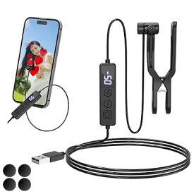 USB給電式 自動タップ機 スマホ連打ツール 1セット 連打装置 無音 高速 連打機 117種類の速度 秒速ディスプレイ 自動タップ クリックし続け オートタップ tiktok いいね連打 ライブ ハート ゲ