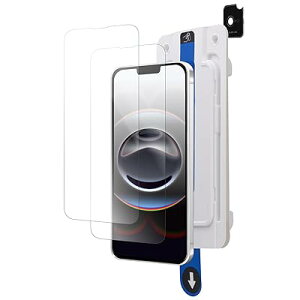 iPhone 17e/16e �K���X�t�B���� ���� �ی� �d�x10H �y2�� + �����Y�t�B���� 2�� / �y�K�C�h�g�t���z �w��h�~ ���ȋz���œ\��₷�� �G�A�[���X ��U�h�~�݌v PMWA25SFLGGTW