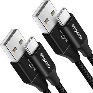 USB Type C �P�[�u���y0.5m 2�{�z�}���[�d QC3.0 �^�C�vc �P�[�u�� �Z�� �����f�[�^�]�� c�^�C�v 50cm ���ϋv�i�C���� FireHD 8 10 Plus FireMax11�AGalaxy S10 S9 A20 A21 Note�AXperia�AXiaomi�ASwitch, �S4�F �S4�T�C�Y
