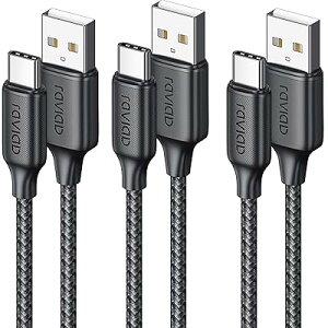 USB Type C �P�[�u���y2m/3�{�Z�b�g�z�^�C�vc �P�[�u�� 3A �}���[�d QuickCharge3.0�Ή� USB2.0�K�i USB-A to USB-C �R�[�h ���ϋv�i�C�����҂� iPhone 16/15ProMAX,iPad Pro,SamsungGalaxyS24/S23/S22/S21/S20 �S1�F �S1�T�C�Y