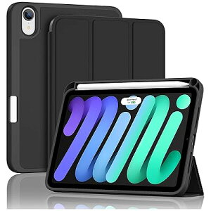 iPad Mini A17 Pro ��7���� (2024����) Mini6 ��6���� (2021����) �P�[�X 8.3�C���` �y���z���_�[�t�� �I�[�g�X���[�v/�E�F�C�N�@�\ �ϏՌ� �O�܂�X�^���h �K�p�@��FiPad Mini A17 Pro ��7���� 2024 �S1�F