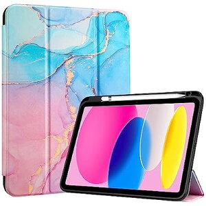 iPad 11����/10���� �P�[�X iPad�iA16�j11�C���` 2025/10.9�C���` 2022�ʗp A2696 A2757 A2777 �y�����[ �ϏՌ� �O�܂� �X�^���h �X�}�[�g�J�o�[�i���b�h�j �S5�F