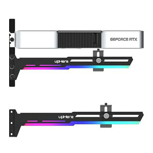 upHere �ėp�r�f�I�J�[�h�z���_�[ 5V 3PIN ARGB GPU�u���[�X�T�|�[�g �O���t�B�b�N�J�[�h���Œ肷�� GPU���x���� AURA Sync�Ή��uG276ARGB�v �S2�F