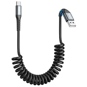 �R�C����USB C�P�[�u�� 1�p�b�N 1.8M�y�L�k�����F0.5�`1.2M�zUSB-A - USB-C �f�[�^�P�[�u�� Android Auto�ACarPlay�AiPhone 17/16/15�V���[�Y�AGalaxy S24 Ultra�AGoogle Pixel�AXiaomi�Ή� - �s���N �S4�F �S3�T�C�Y