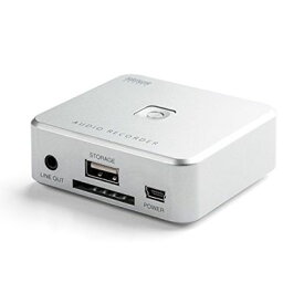 サンワダイレクト オーディオキャプチャー パソコン不要 アナログ音声デジタル化 SD/USBメモリ 保存 カセット/MD/レコード MP3変換 RCA/ステレオミニ外部入力 400-MEDI025