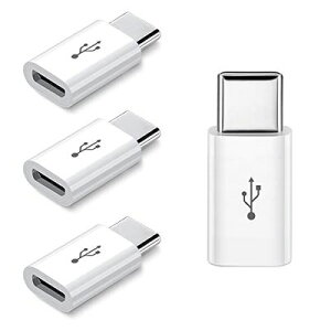 TRX Micro USB to Type-CϊA_v^ 4Zbg }[d f[^[] OTG@\ microRlN^ AhChP[uA_v^[ }CN USB2.0 A_v^[ RlN^