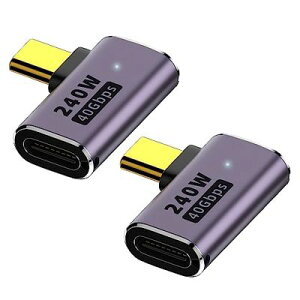 USB 4 Type CϊA_v^E90°ȂݒALL^USB 4.0[dPD[d240 Wf[^`40 Gbps^ctype-cϊA_v^90xYUSB-CRlN^i2Zbgj