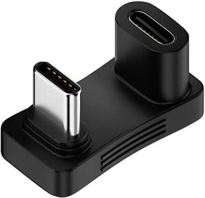 MUXER 11mm L U Type C ϊ A_v^[y100W / 10Gbps / 4K 60HzzPD3.0 [d USB 3.1 10Gbps ] USB 3.1/3.0/2.0ɑΉ 180° IX X ^Cvc ϊ A_v^ (1)
