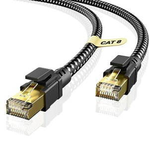 BUSOHE LANP[u 2M CAT8 Llan tbg40Gbps 2000MHz  RJ45 RlN^ JeS[8 lanP[u  lanP[uP[u  C[Tlbg  Xbox PS3 PS4 Q[p ɑΉ