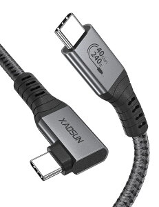 XAOSUN USB4 P[u Thunderbolt 4 Ή 0.3M L^ 240W[d USB-IFF 40Gbpsf[^] 8K@60Hzfo MacBook Pro iPad Pro Type c@Ή O[