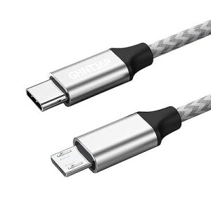 GHNTJAP Type C Micro USB P[u 0.5M USB C to Micro USB OTGP[u }CNusb ^Cvc USB2.0 f[^] [d\ AndroidX}zȂǑΉ