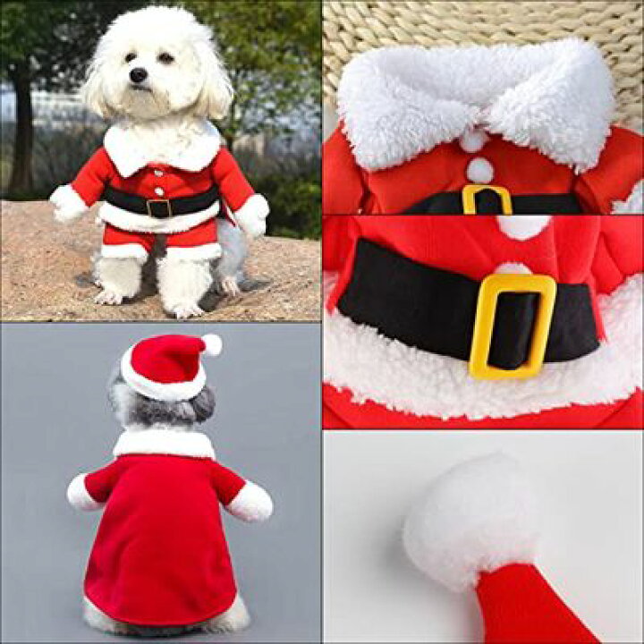 楽天市場】DERAYEE クリスマス 猫の服 犬服 小型犬 帽子 防寒 保温 