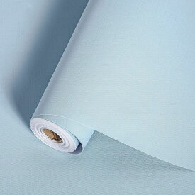 WOWDSGN 壁紙 壁紙シール はがせる おしゃれ リメイクシート 60cm×5M一巻 厚手0.3mm 防水 カッティングシート 補修 ふすま紙 シールタイプ 模様替え 防汚 防カビ 耐熱 剥がせる壁紙 ブルー