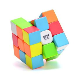 QiYi マジックキューブ ステッカーレス Magic Cube 3x3 立体パズル 世界基準配色 競技用キューブ 魔方 対象年齢6歳以上 (競技版)
