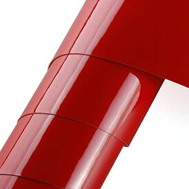 Sunice カーラッピングシート 車用 バイク用ラッピング 艶あり 赤 フェラーリ レッド 高光沢 超伸縮 曲面対応 152cm50cm