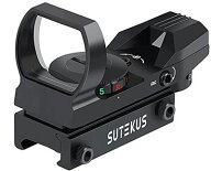 Sutekus 【1 マルチドット 照準器 ドットサイト 2色 4パターン 20mmレール規格対応[] (照準器本体のみ)