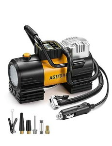 AstroAI GARvbT[ ^C C ԗp dC 150PSI DC12V VK[\Pbgڑ PxLEDCg ~ |[^uŖ\ C 4ޕ\P p//ĎmY
