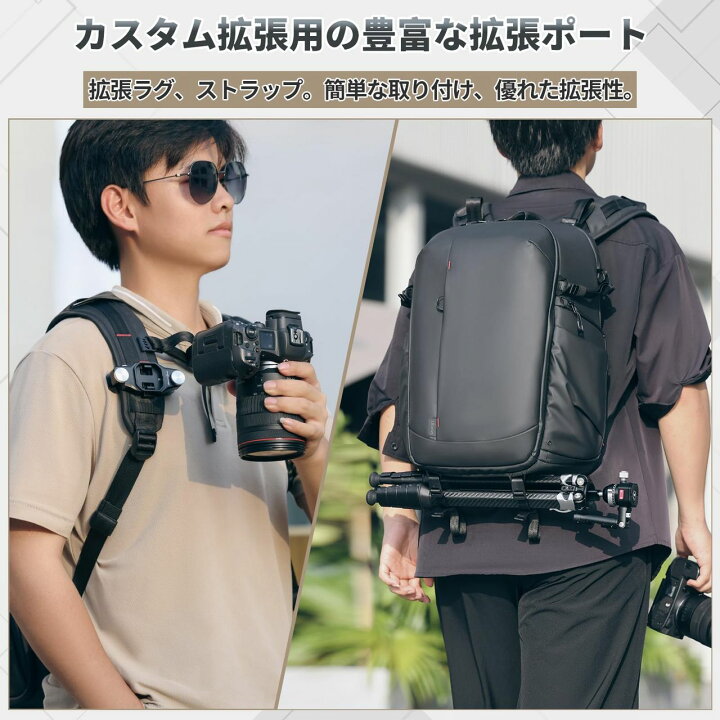 楽天市場】Ulanzi BP09 カメラバッグ バックパック サイド 