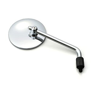 デイトナ(Daytona) ハイビジミラー バイク用 ミラー 片側1本 左右共通 10mm正ネジ 新保安基準適合 ラウンド/ロー クロームメッキ 98791