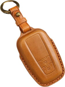 【smasol】カローラクロス キーカバー 新型RAV4 50系 キーケース プリウス 50系 キーカバー C-HR 専用設計 クラウン20系 キーケース 本革 キーカバー キーホルダー カスタム パーツ ドレスアップ (