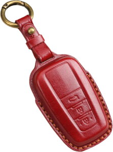 【smasol】カローラクロス キーカバー 新型RAV4 50系 キーケース プリウス 50系 キーカバー C-HR 専用設計 クラウン20系 キーケース 本革 キーカバー キーホルダー カスタム パーツ ドレスアップ (