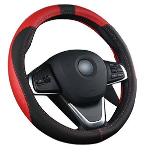 PGMARO ハンドルカバー ステアリングカバー 通気 滑り防止 軽自動車 GS LS FJクルーザー アルファード/ヴェルファイア 20系 ヴォクシー 60系 ハイエース ベンツAクラス ふそう/UD 2t 小型トラックな