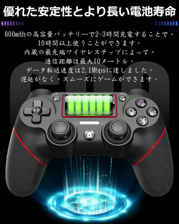 楽天市場】Elnicec PS4 コントローラー 無線【2024年最新バージョン 