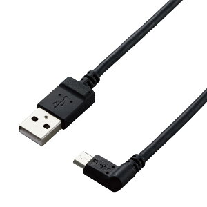 RA:�G���R�� USB�P�[�u�� �J�����ڑ��pL��USB�P�[�u�� �EL�� (micro-B�^�C�v) USB-A to micro-B 2.0m DGW-AMBR20BK