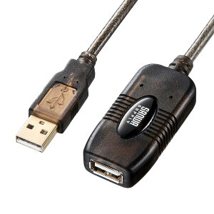 RA:�T�����T�v���C(Sanwa Supply) 20m����USB2.0�A�N�e�B�u���s�[�^�[�P�[�u�� A�I�X-A���X KB-USB-R220